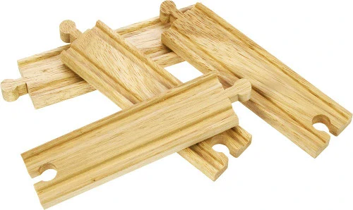 Bigjigs - Střední koleje rovné 16cm