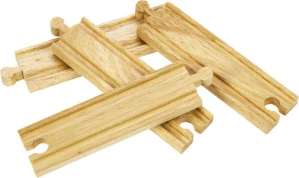 Bigjigs - Střední koleje rovné 16cm